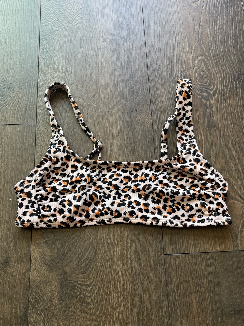 Xhilaration Leopard Print Bikini Top